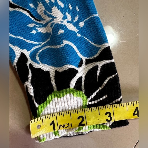 𝅺Rafaela floral multicolor sweater/ top‎ button down Cardigan size P/M - Picture 7 of 16